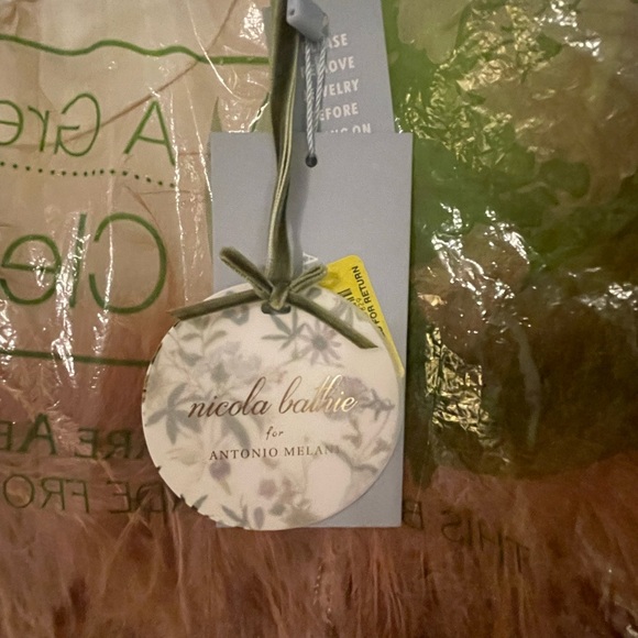 Antonio Melani and Nicola Bathie Elegant Feathered Sequin Dress - Picture 7 of 8